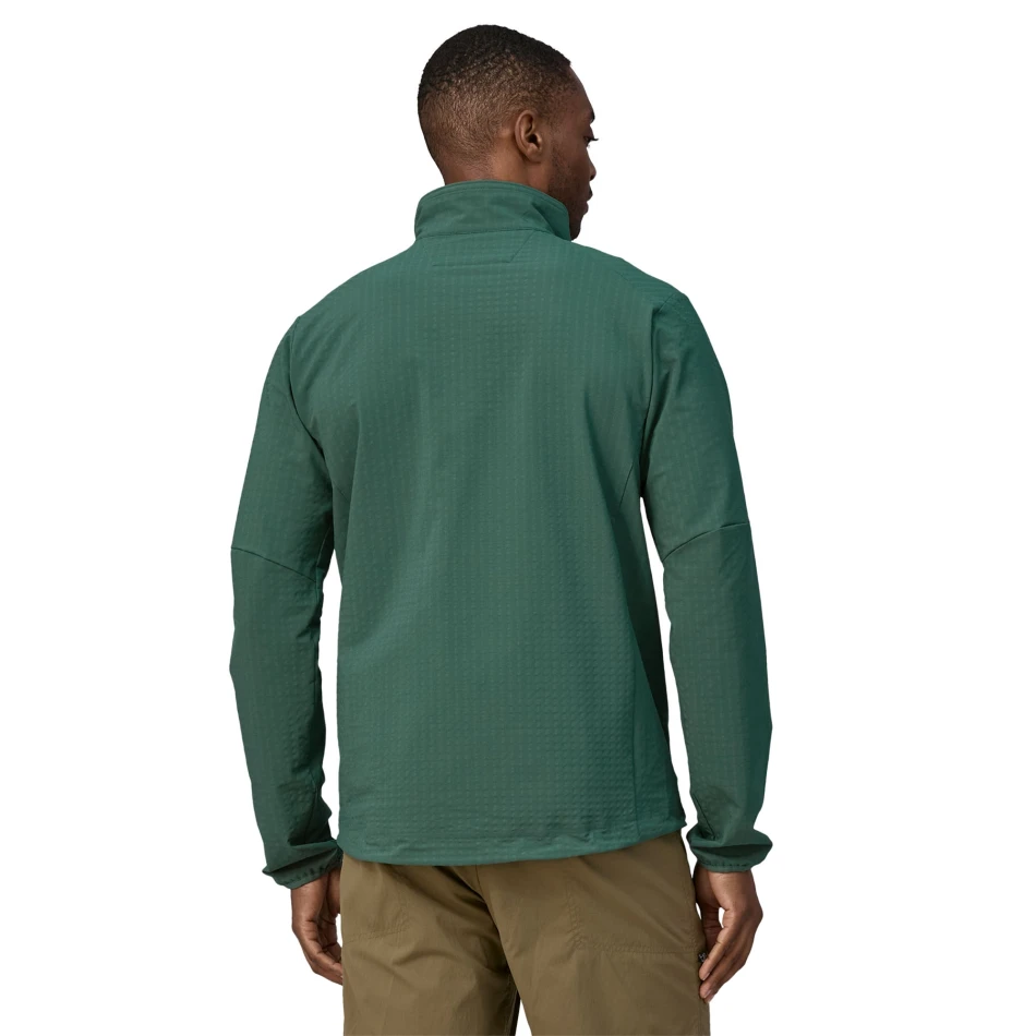 Men's R1 TechFace Jacket, kolor: Conifer Green