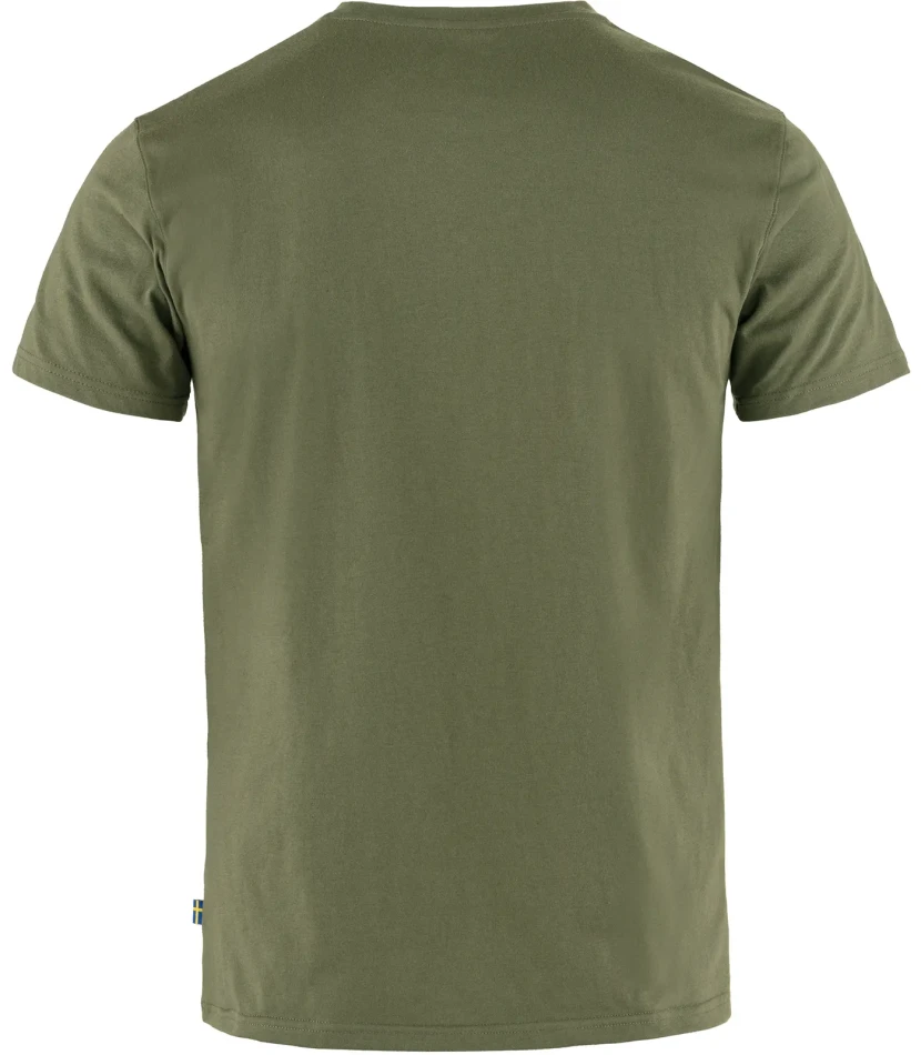Fjallraven Logo T-Shirt, kolor: 625 - Laurel Green, 2