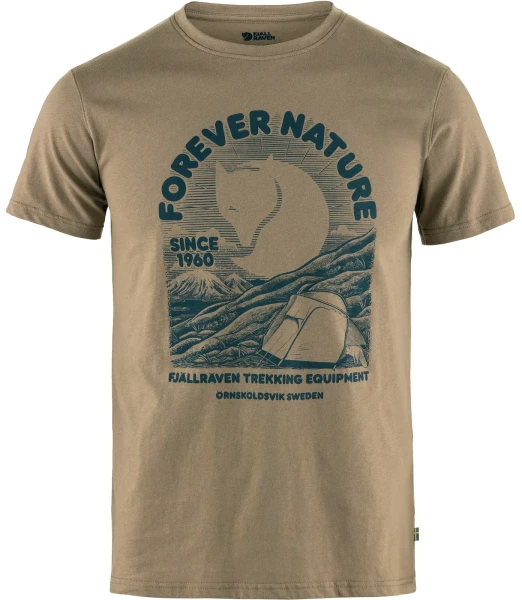 Fjallraven Equipment T-shirt, kolor: 244 - Suede Brown