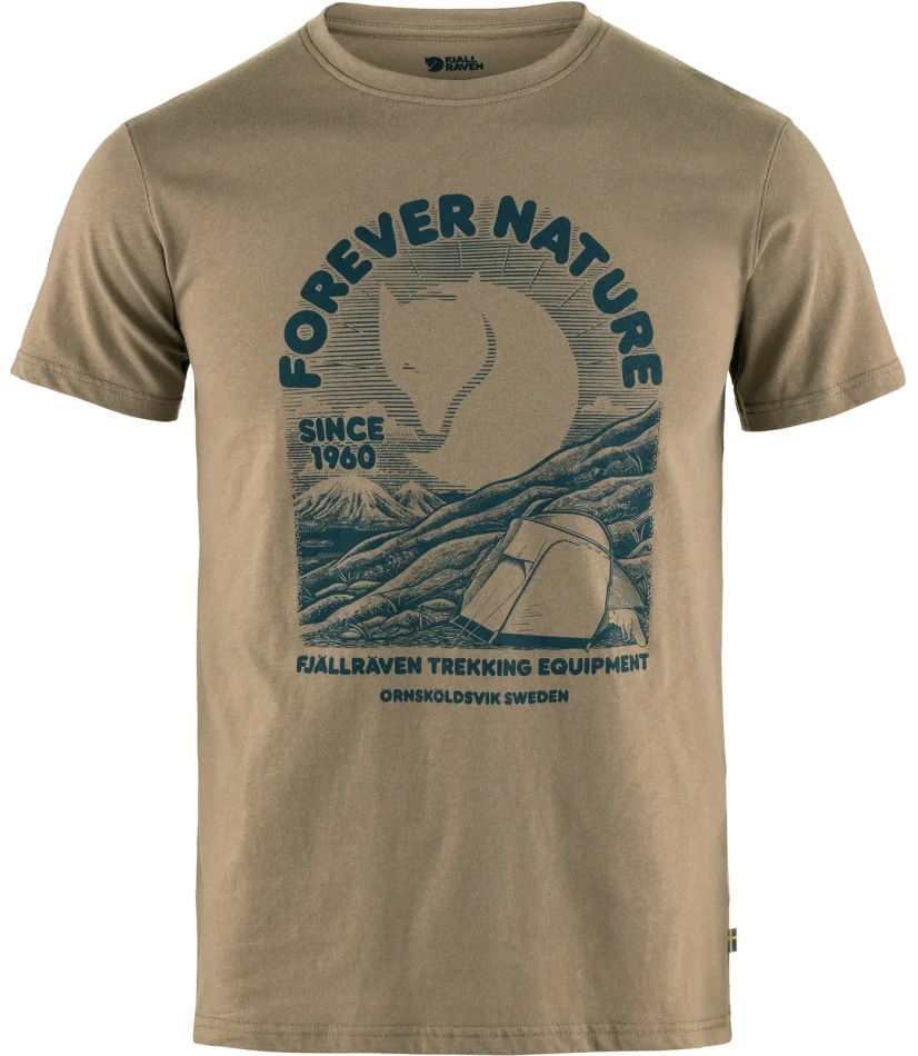 Fjallraven Equipment T-shirt, kolor: 244 - Suede Brown