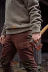Harkila Scandinavian Trousers, kolor: Bloostone Red/Shadow Brown