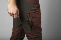 Harkila Scandinavian Trousers, kolor: Bloostone Red/Shadow Brown