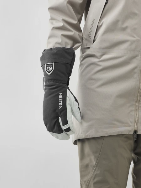 Army Leather Heli Sky 3 finger, kolor: 350 - Grey