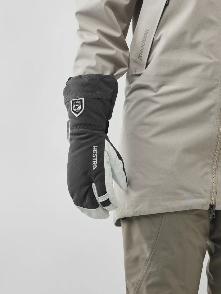 Army Leather Heli Sky 3 finger, kolor: 350 - Grey