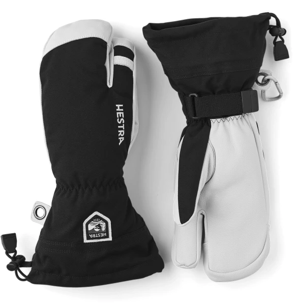Army Leather Heli Sky 3 finger, kolor: 100-Black