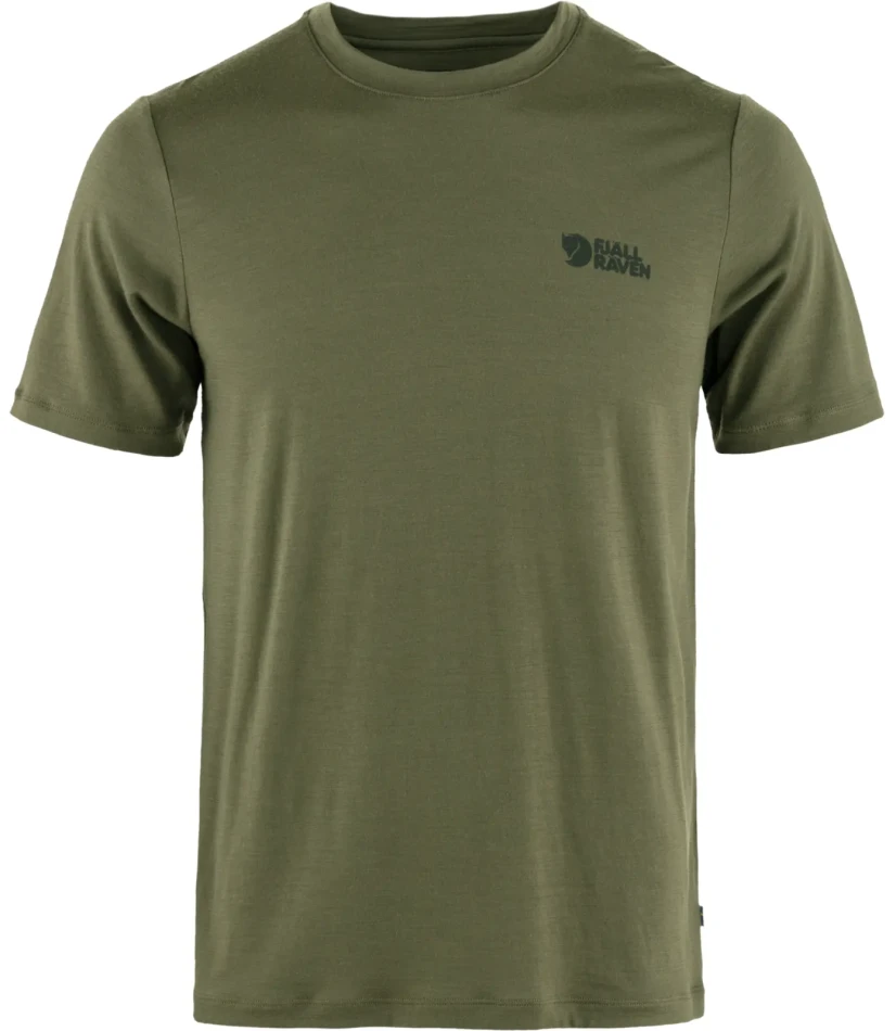 Abisko Wool Logo SS, kolor: 625 - Laurel Green, 1
