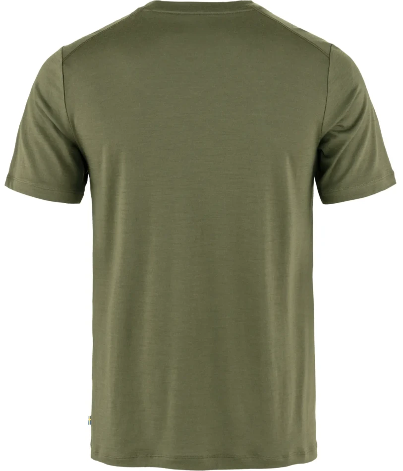 Abisko Wool Logo SS, kolor: 625 - Laurel Green, 2