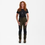 Lady Northward Trousers, kolor: 378-999 - Bark Green / Black