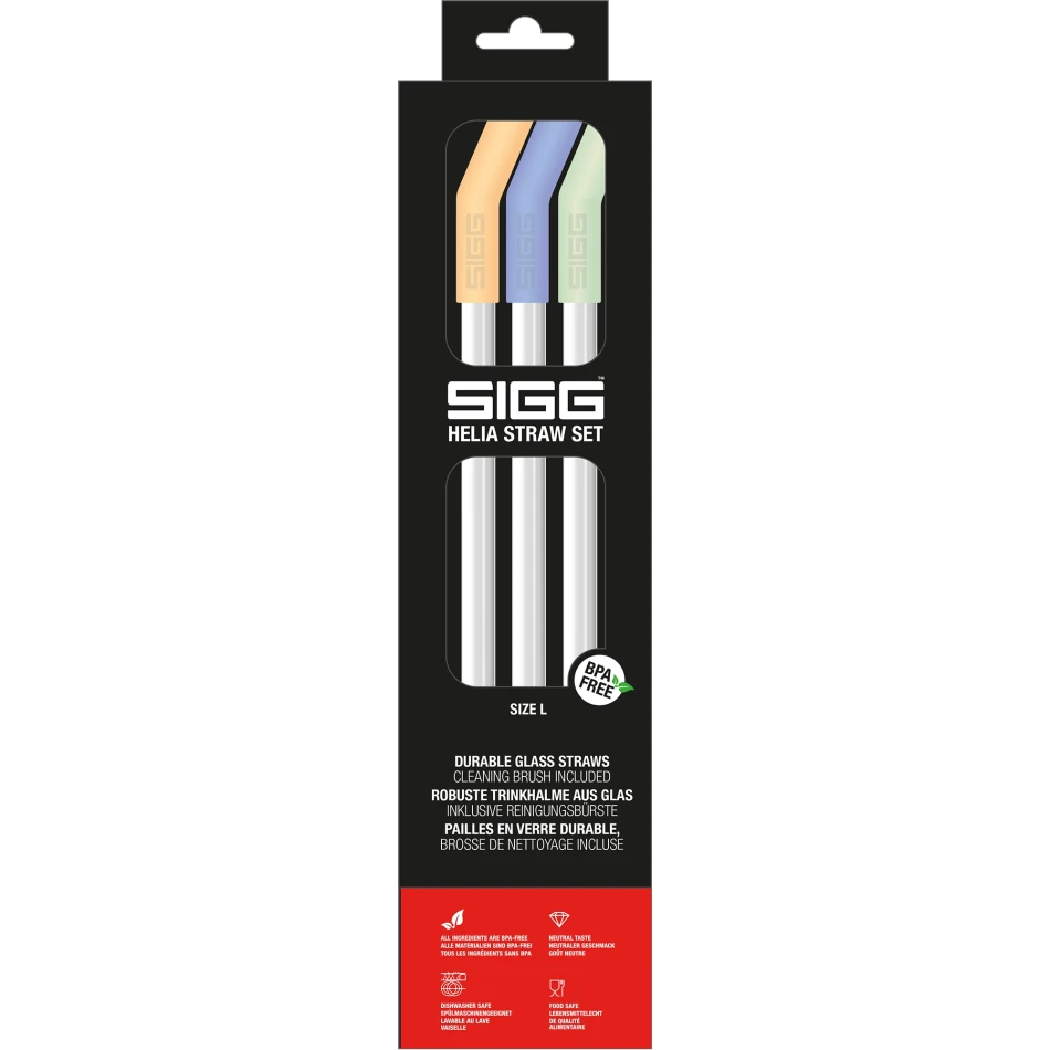 SIGG Helia Straw Set, kolor: Day, rozmiar: L