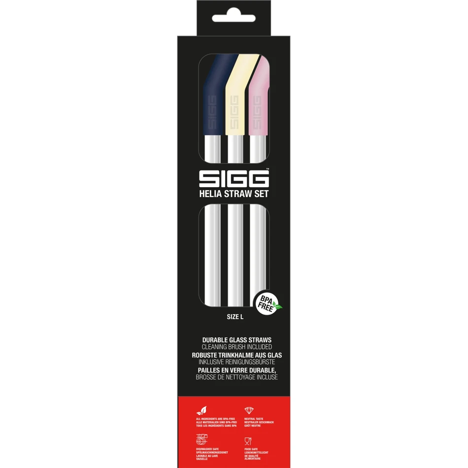 SIGG Helia Straw Set, kolor: Night, rozmiar: L
