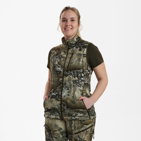 Lady Excape Softshell Waistcoat, kolor: 93 - Realtree EXCAPE