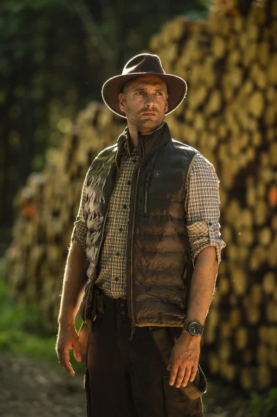 Deer Padded Waistcoat, kolor: 319 - Peat