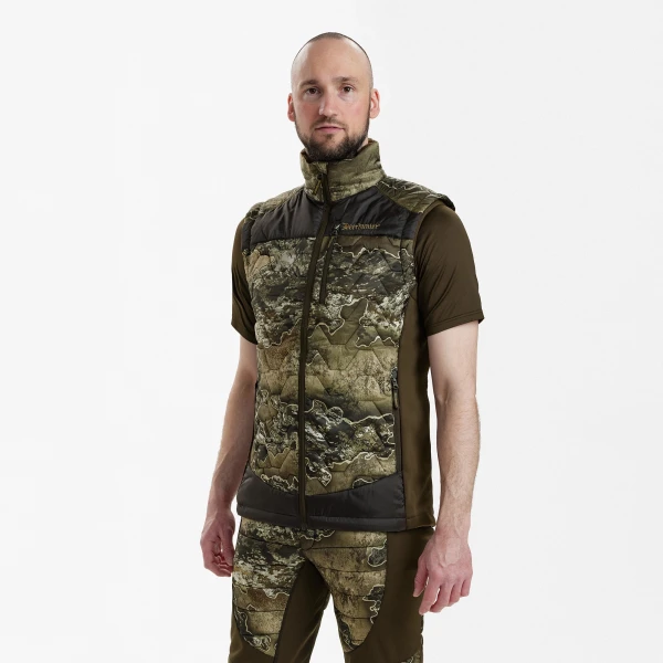 Excape Quilted Waistcoat, kolor: 93 - REALTREE EXCAPE