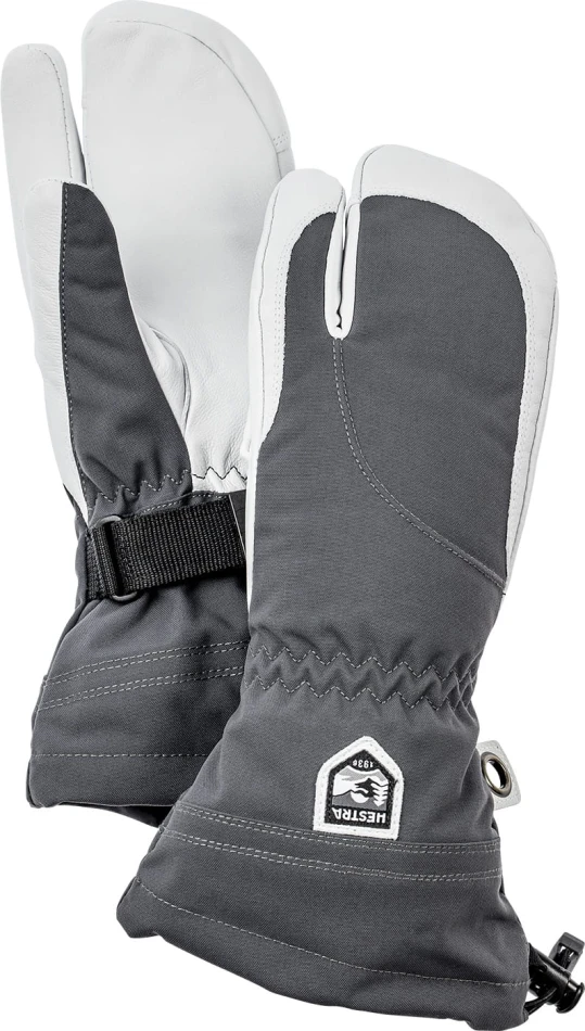 Hestra Heli Ski Fall 3 Finger 30612, Kolor: 350020 - Grey / Offwhite