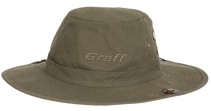 kapelusz wędkarski Graff model 105-OL, kolor: oliwka