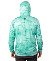 964-CL, kolor: 14 - jasny szmaragd  z motywami ryb