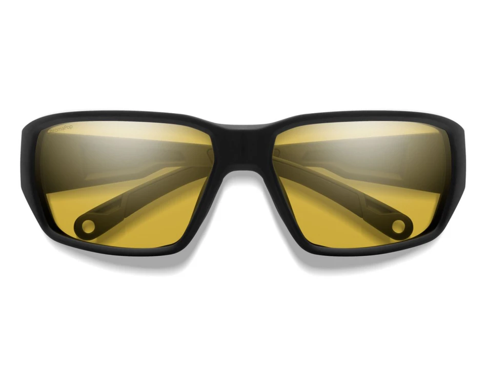 Smith Optics Hookset Matte Black ChromaPop Polarized Glass Low Light Yellow