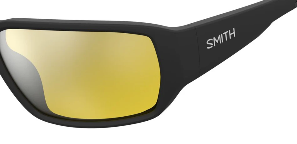 Smith Optics Hookset Matte Black ChromaPop Polarized Glass Low Light Yellow
