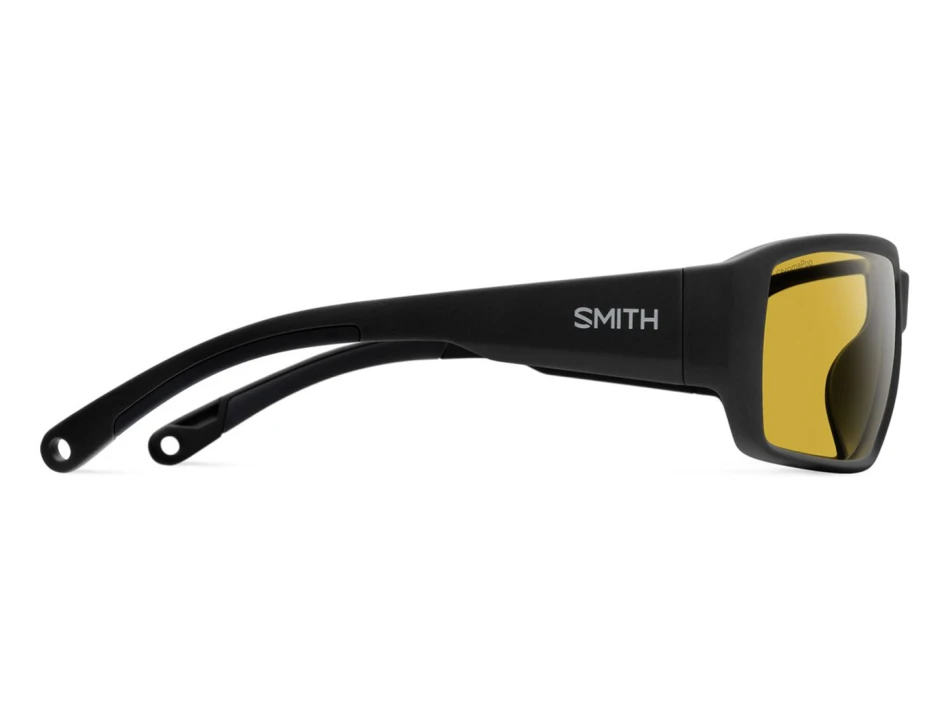 Smith Optics Hookset Matte Black ChromaPop Polarized Glass Low Light Yellow