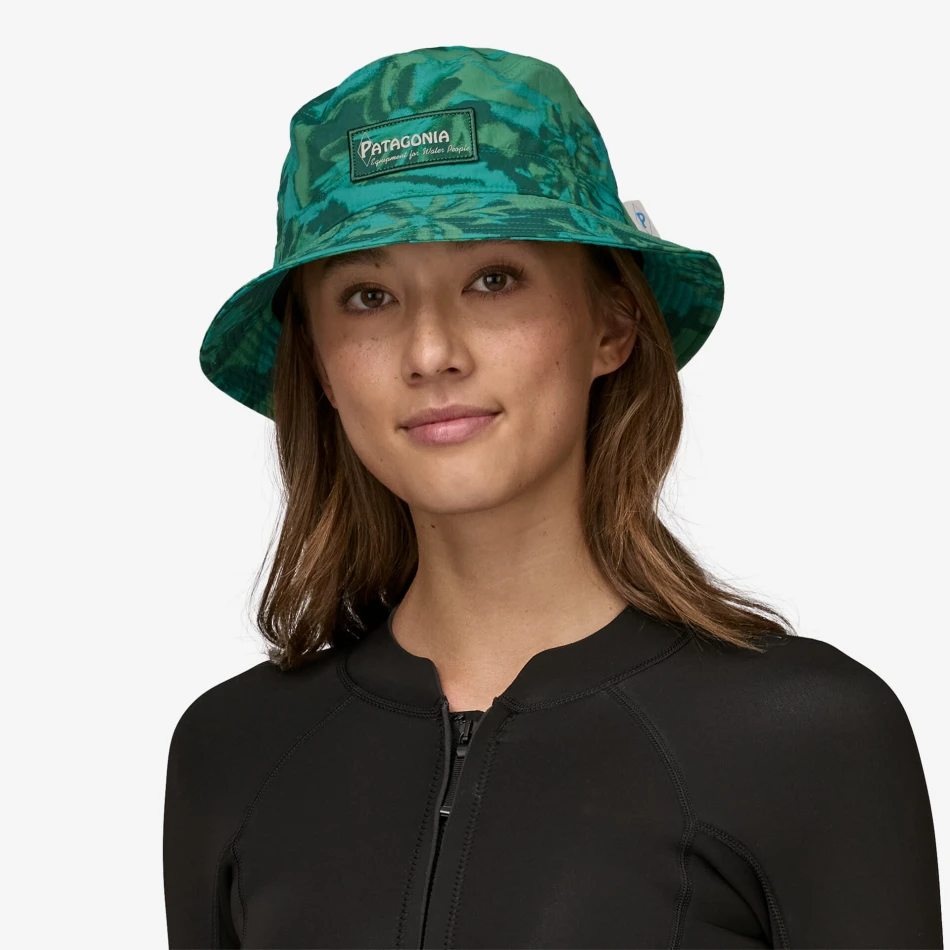 Wavefarer Bucket Hat, kolor: WPCC - Cliffs and Waves Conifer Green