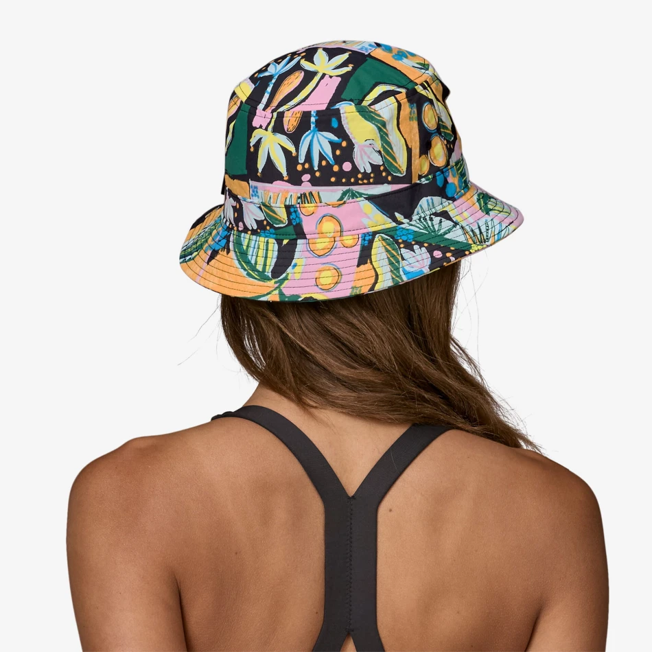 Wavefarer Bucket Hat, kolor: ISDM - Island Seeds: Milkweed Mauve - 3
