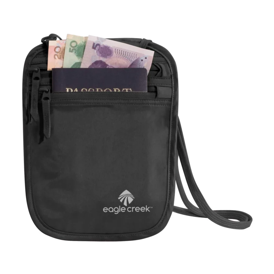 Eagle Creek Silk Undercover Neck Wallet, kolor: Black