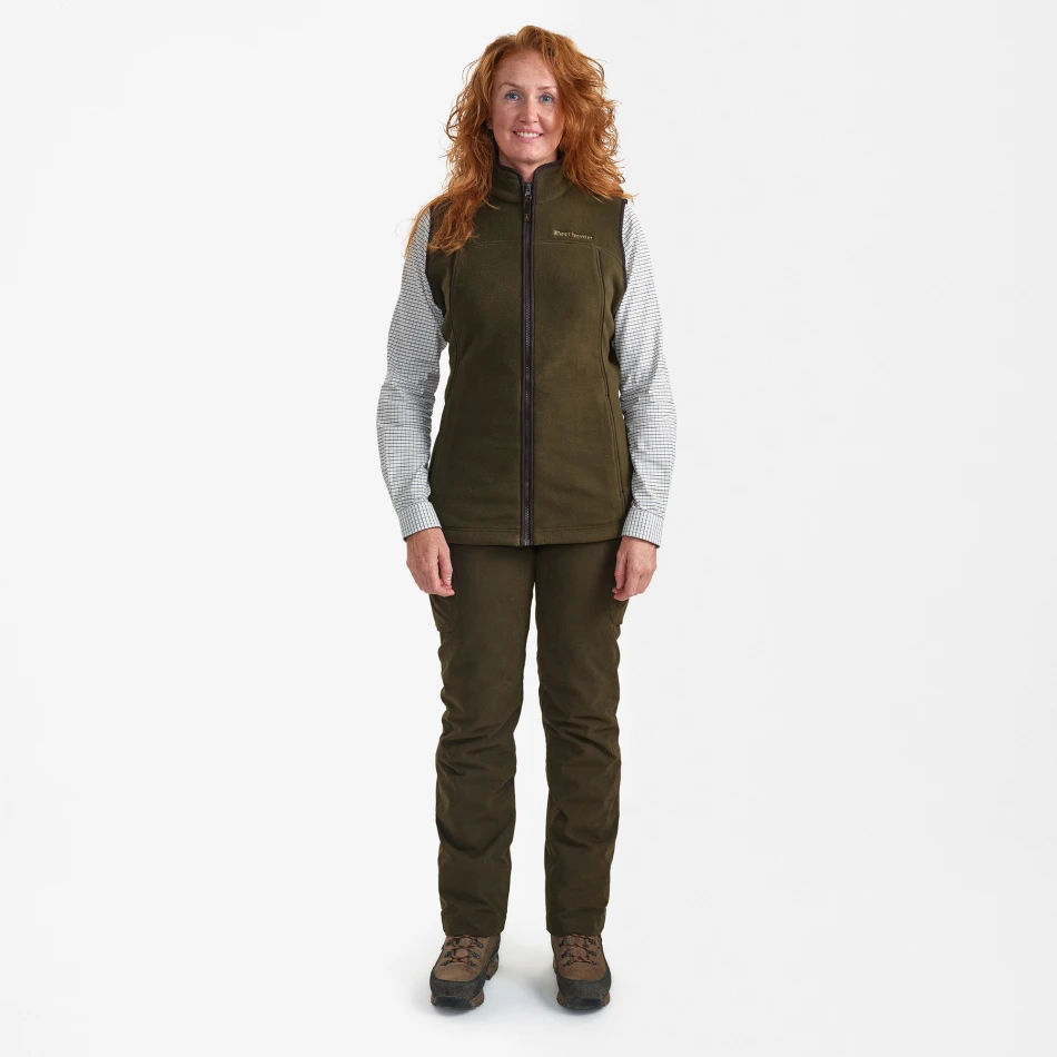 Lady Eagle Fleece Waistcoat, kolor: 379 - Tarmac Green