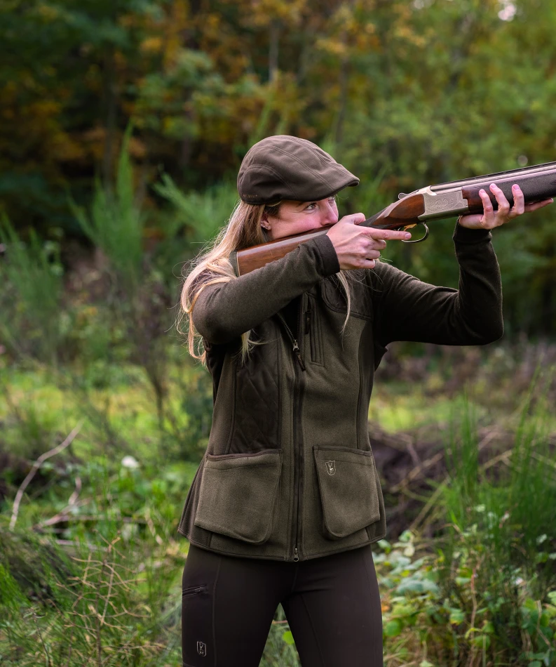 Lady Pam Shooting Waistcoat, kolor: 371 - Graphite Green
