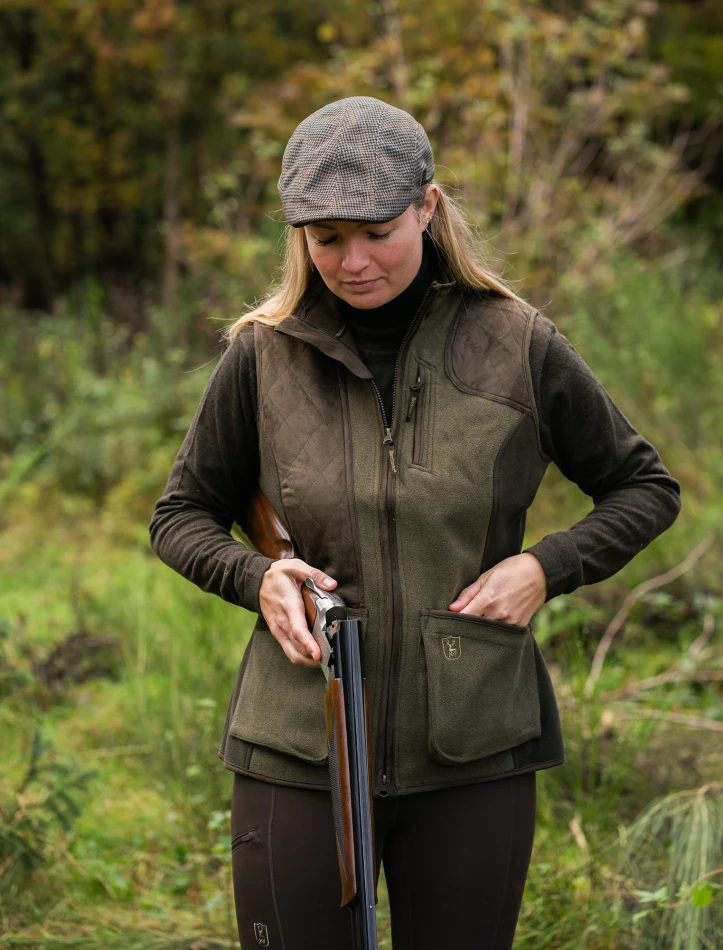 Lady Pam Shooting Waistcoat, kolor: 371 - Graphite Green