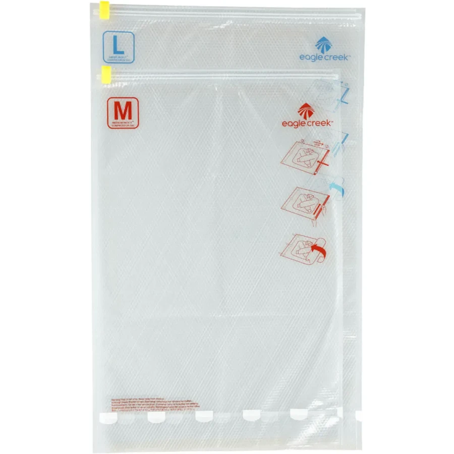 Eagle Creek Compression Sac Set ML Clear
