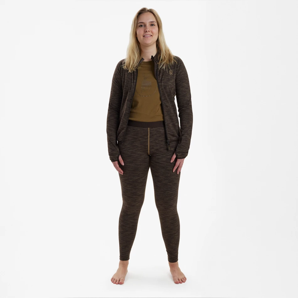 Lady Insulated Leggins, kolor: 55479 - Brown Melange