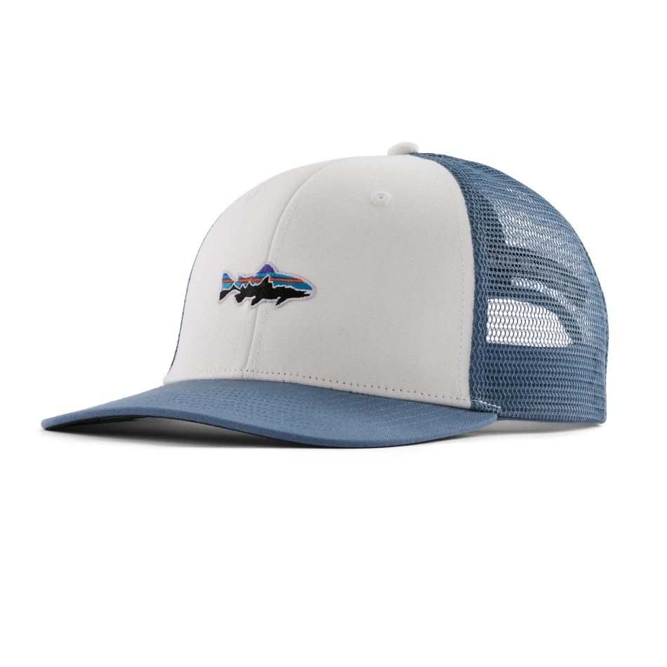 Stand Up Trout Trucker Hat, kolor: White