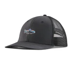 Stand Up Trout Trucker Hat, kolor: Ink Black