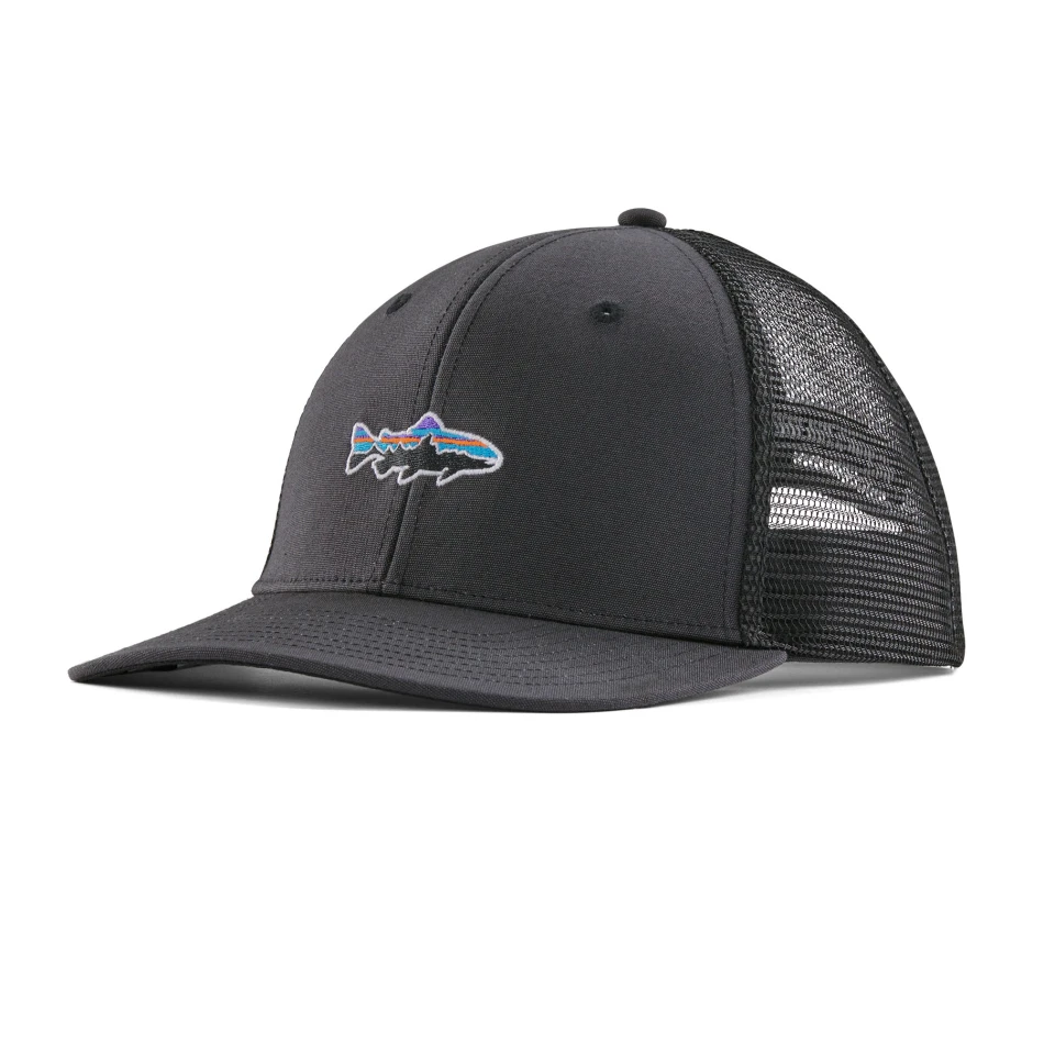 Stand Up Trout Trucker Hat, kolor: Ink Black