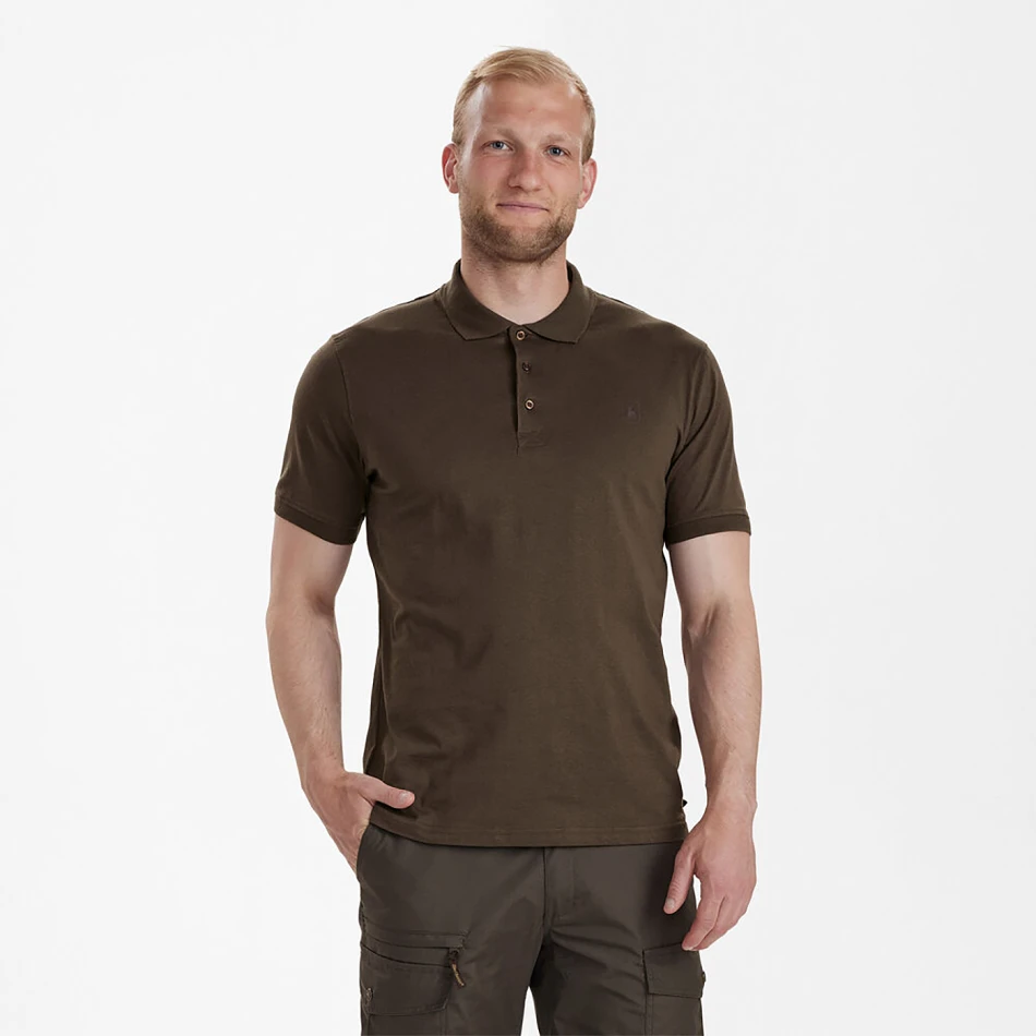 Christian Polo Shirt, kolor: 571 - Brown Leaf
