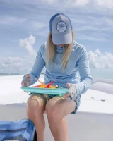 Womens Solarflex Cooling Hoody, kolor: 737 - Ice Blue