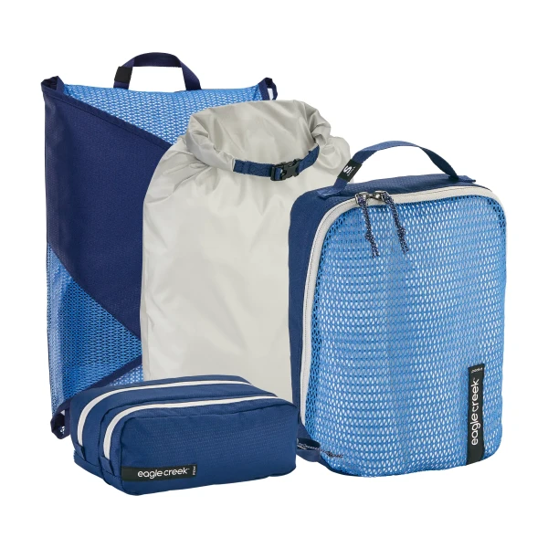 Eagle Creek Pack It Weekender Set, kolor: Aizome Blue