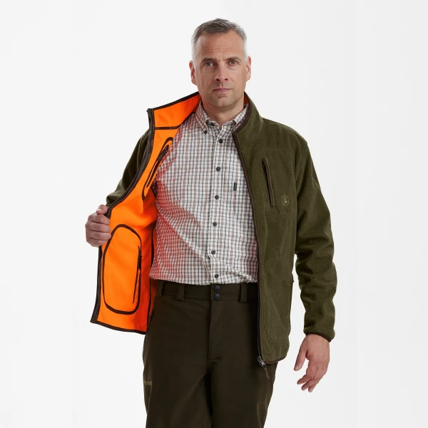 Gamekeeper Reversible Fleece Jacket, kolor: 669 - Orange - 5