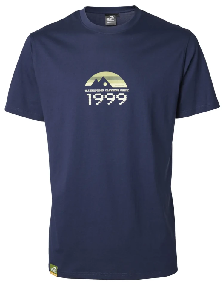 Organic Tee 1999 Navi, kolor: granatowy