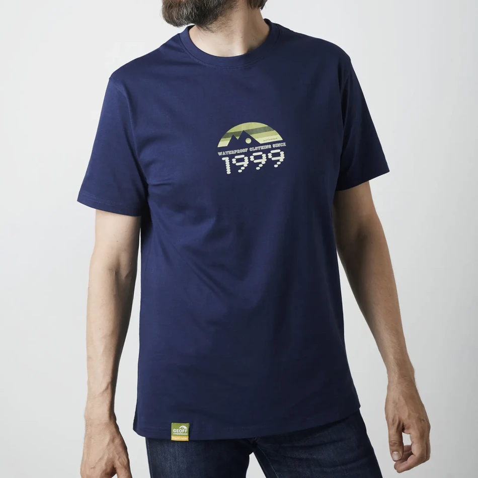Organic Tee 1999 Navi, kolor: granatowy