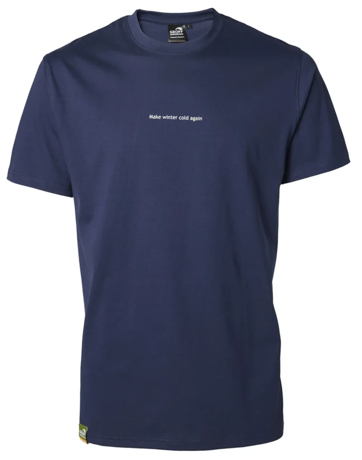 Organic Tee Winter, kolor: granatowy