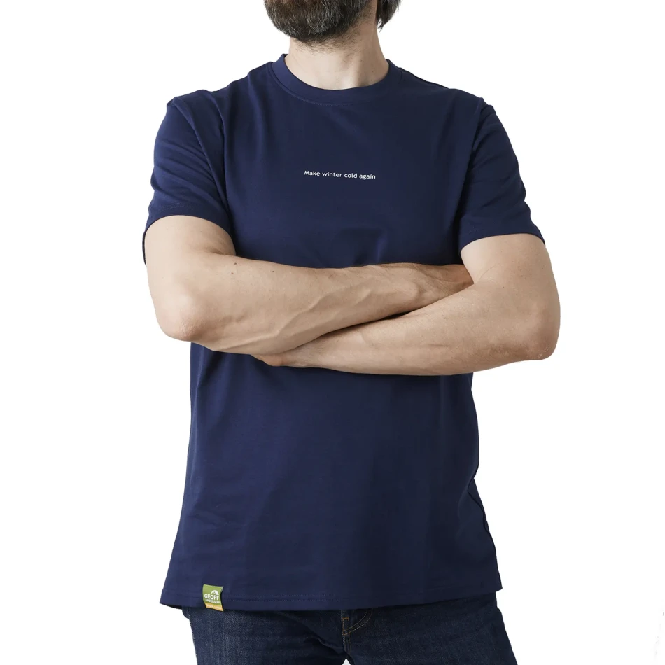Organic Tee Winter, kolor: granatowy