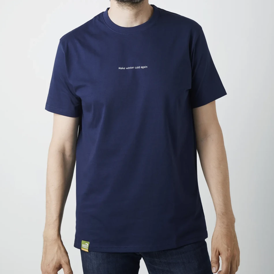 Organic Tee Winter, kolor: granatowy