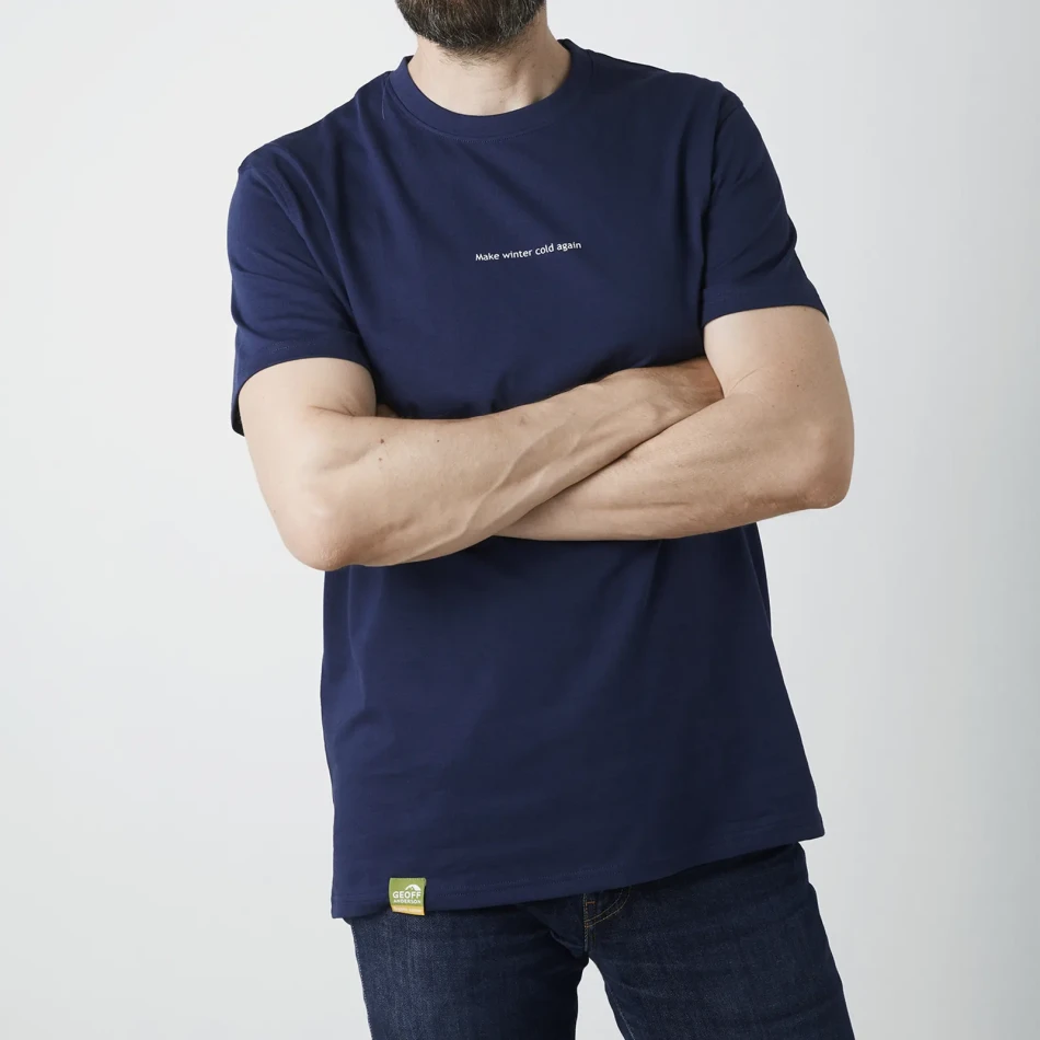 Organic Tee Winter, kolor: granatowy
