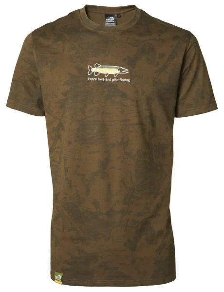 Geoff Anderson Organic Tee Peace Pike, kolor: Leaf