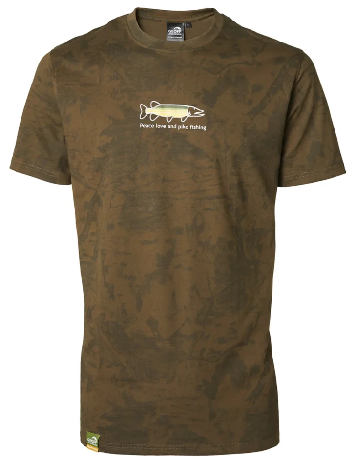Geoff Anderson Organic Tee Peace Pike, kolor: Leaf