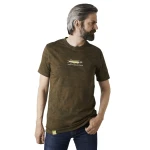 Geoff Anderson Organic Tee Peace Pike, kolor: Leaf