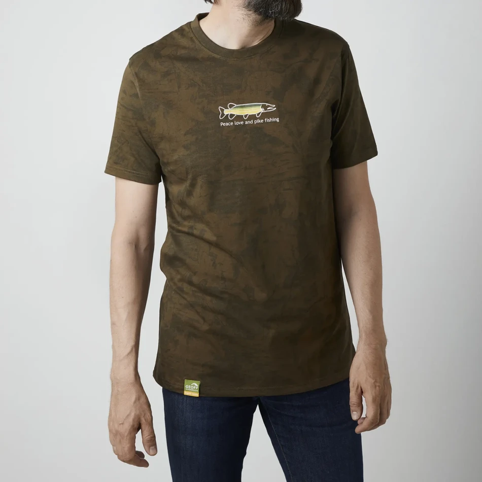 Geoff Anderson Organic Tee Peace Pike, kolor: Leaf