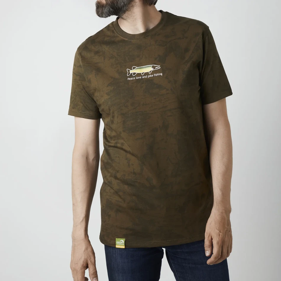 Geoff Anderson Organic Tee Peace Pike, kolor: Leaf