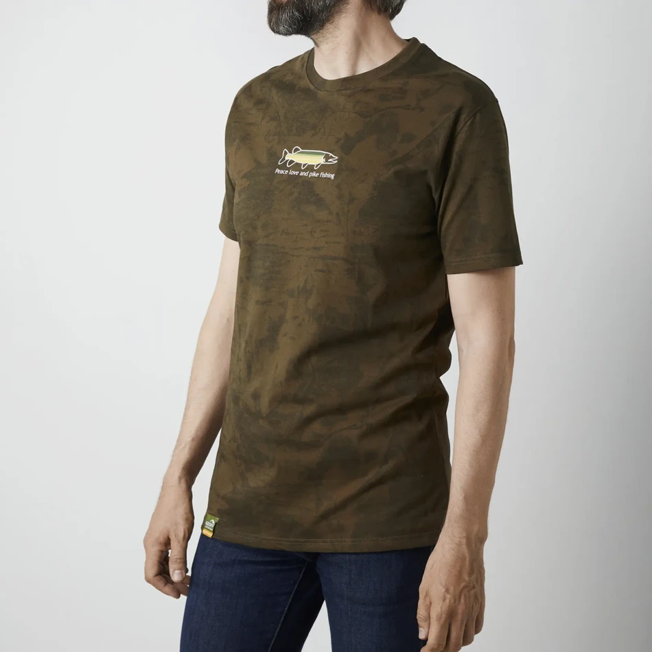 Geoff Anderson Organic Tee Peace Pike, kolor: Leaf